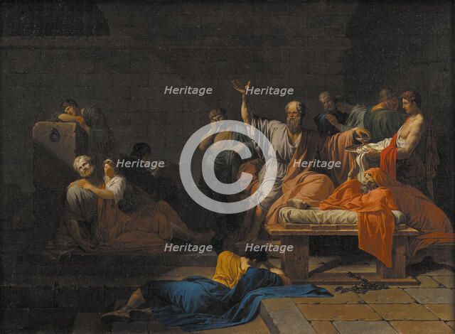 The Death of Socrates, 1786-1787. Creator: Jean Francois Pierre Peyron.