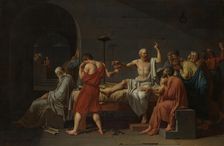 The Death of Socrates, 1787. Creator: Jacques-Louis David