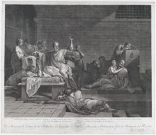 The Death of Socrates, 1790. Creator: Jean Francois Pierre Peyron