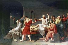 The Death of Socrates 4th century BC, (1787). Artist: Jacques-Louis David