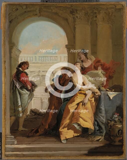 The Death of Sophonisba, 1760. Creator: Giovanni Battista Tiepolo.
