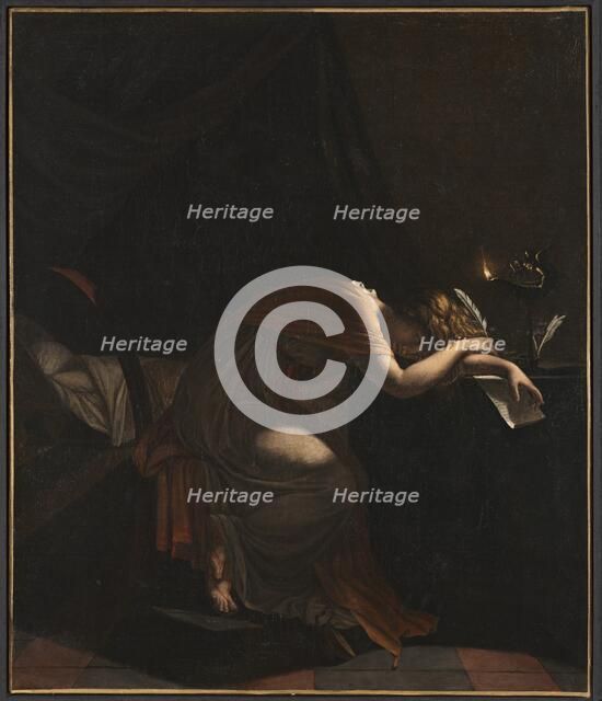 The Death of Sophonisba, c. 1810. Creator: Pierre Guérin (French, 1774-1833), attributed to.