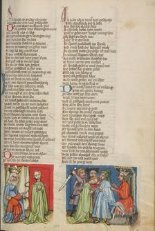 The Death of Teulucus's Son: Teulucus Ordering the Messenger to be Killed, about 1400-1410. Creator: Unknown