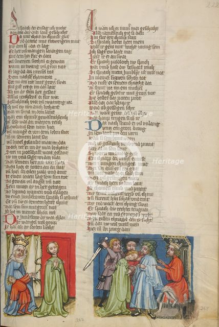 The Death of Teulucus's Son: Teulucus Ordering the Messenger to be Killed, about 1400-1410. Creator: Unknown.