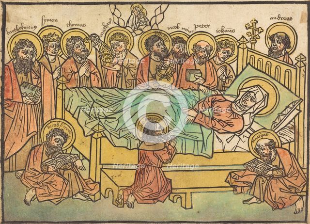 The Death of the Virgin, 1465/1470. Creator: Unknown.