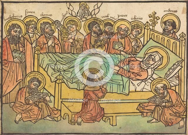 The Death of the Virgin, 1465/1470. Creator: Unknown.