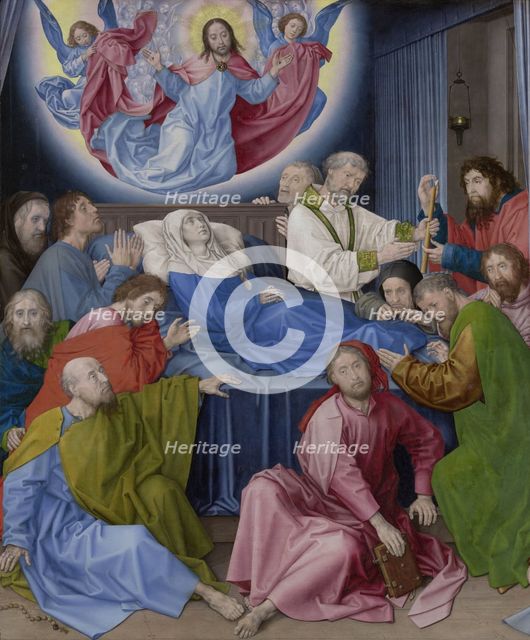 The Death of the Virgin, 1475. Creator: Goes, Hugo, van der (1435-1482).