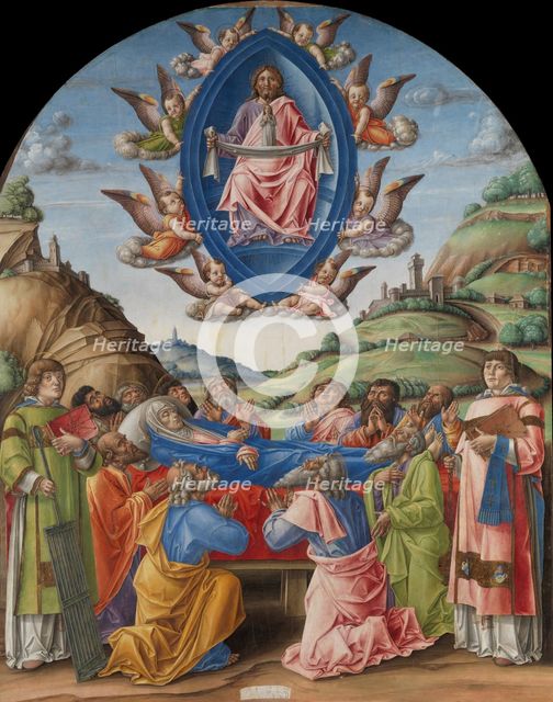 The Death of the Virgin, 1485. Creator: Bartolomeo Vivarini.
