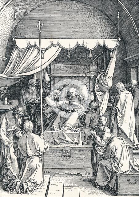 'The Death of the Virgin', 1510 (1906). Artist: Albrecht Durer.