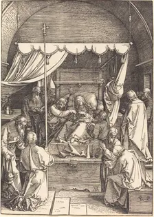 The Death of the Virgin, 1510. Creator: Albrecht Durer