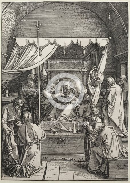 The Death of the Virgin, 1510. Creator: Albrecht Dürer (German, 1471-1528).