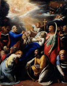 The Death of the Virgin 1612. Artist: Gaspard Gailius