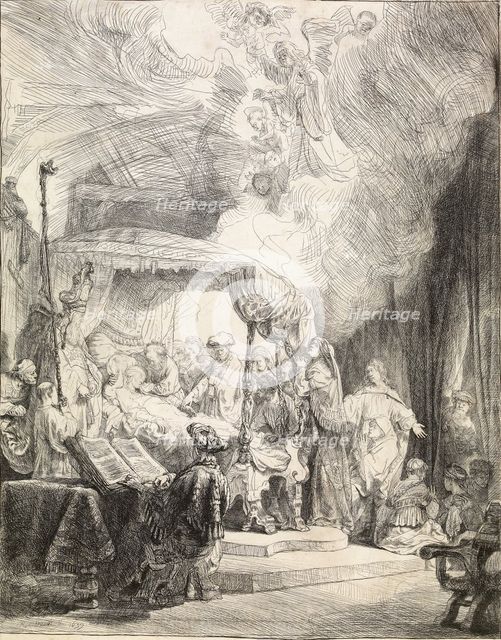 The Death of the Virgin, 1639. Artist: Rembrandt Harmensz van Rijn.