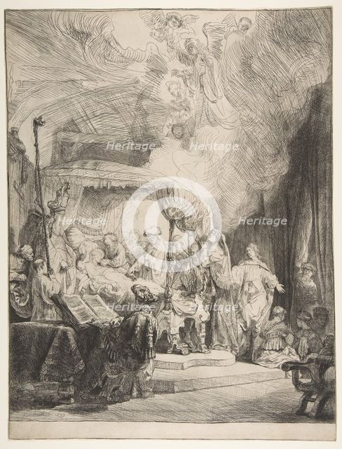 The Death of the Virgin, 1639. Creator: Rembrandt Harmensz van Rijn.