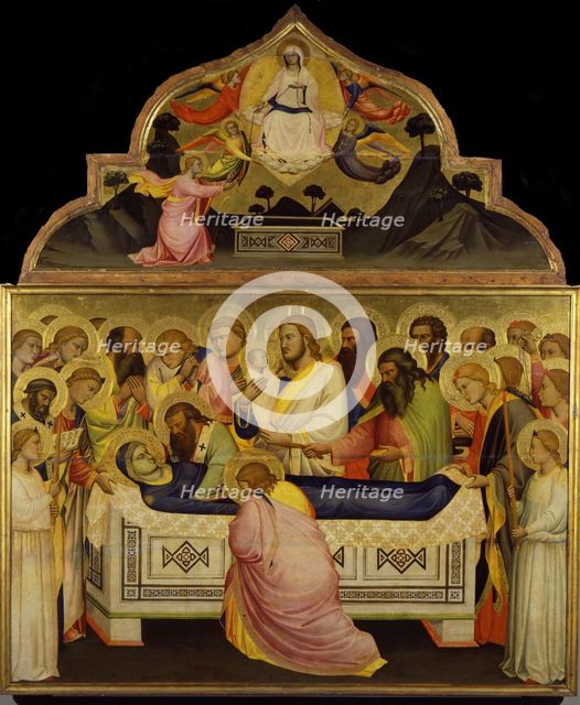 The Death of the Virgin, ca 1370-1375. Artist: Gerini, Niccolo di Pietro (ca. 1350-1415)