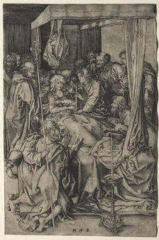 The Death of the Virgin. Creator: Martin Schongauer (German, c.1450-1491)