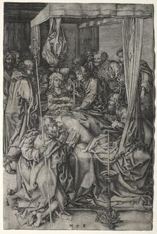 The Death of the Virgin. Creator: Martin Schongauer (German, c.1450-1491)