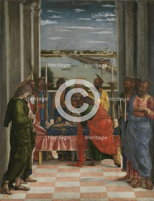 The Death of the Virgin. Artist: Mantegna, Andrea (1431-1506)