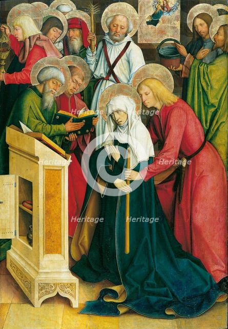The Death of the Virgin, c1497-1503. Creator: Master of the Pfullendorf Altar.