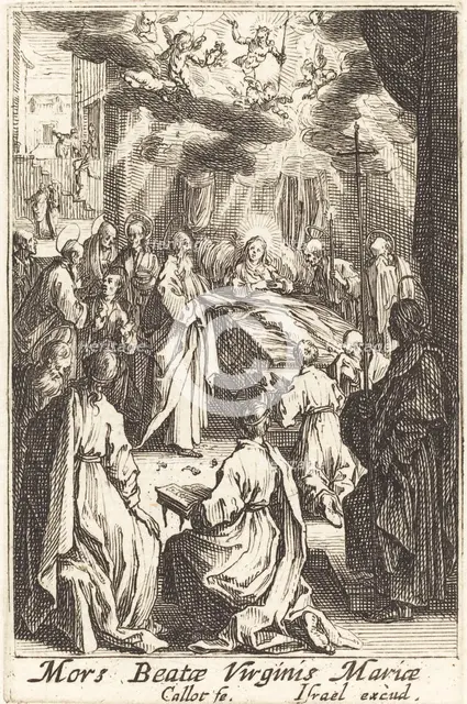 The Death of the Virgin, in or after 1630. Creator: Jacques Callot.