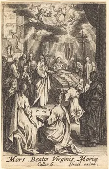 The Death of the Virgin, in or after 1630. Creator: Jacques Callot