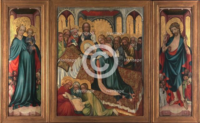 The Death of the Virgin. The Roudnice Altarpiece, c.1410.