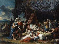 The Death of the Woman of Darius 1785. Artist: Louis Jean Francois Lagrenee