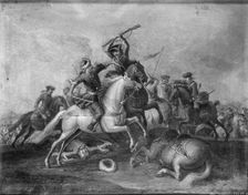 The Death of the Bassa of Anatolia, 1738-1741. Creator: Dismar Degen