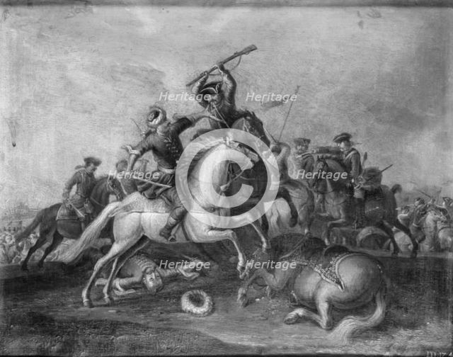 The Death of the Bassa of Anatolia, 1738-1741. Creator: Dismar Degen.