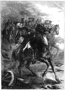 The death of the Duke of Berwick at the siege of Philippsburg, Germany, 1734 (19th century)