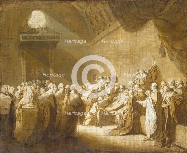The Death of the Earl of Chatham, 1779. Creator: John Singleton Copley.