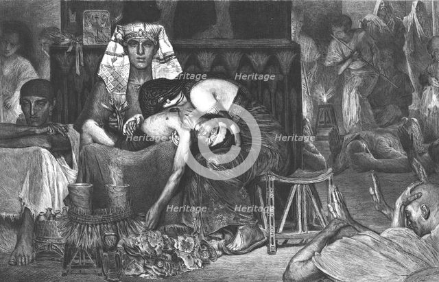 ''The Death of the First Born', after Lawrence Alma-Tadema, R.A.', c1880-83. Creator: A Mongin.
