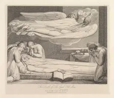 The Death of the Good Old Man, from The Grave, a Poem by Robert Blair, March 1, 1813. Creator: Luigi Schiavonetti