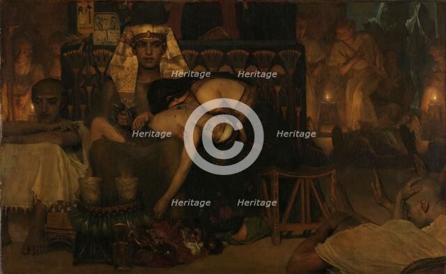 The Death of the Pharaoh’s Firstborn Son, 1872. Creator: Sir Lawrence Alma-Tadema.