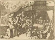The Death of the Queen, 1612. Creator: Jacques Callot