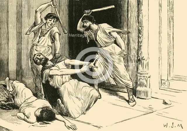 'The Death of Tiberius Gracchus', 1890.   Creator: Unknown.
