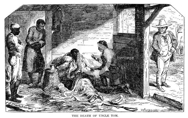 'The Death of Uncle Tom', From Uncle Tom's Cabin published 1852, (1923).Artist: William Heinemann Ltd