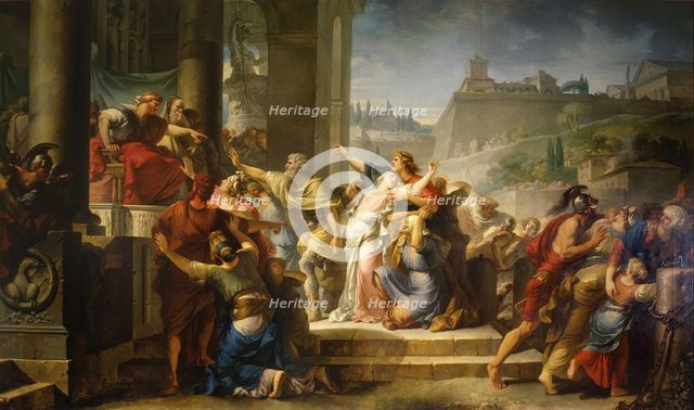 The Death of Virginia, 1757-1759. Artist: Doyen, Gabriel François (1726-1806)