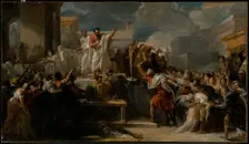 The Death of Virginia, about 1825-1828. Creator: Guillaume Lethiere