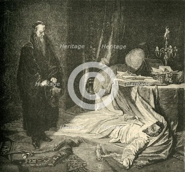 'The Death of Wallenstein', 1634, (1890). Creator: Unknown.