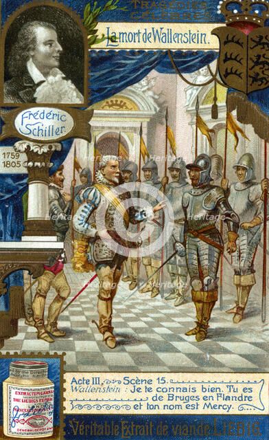 The Death of Wallenstein by Friedrich Schiller (1759-1809), (c1900). Artist: Unknown