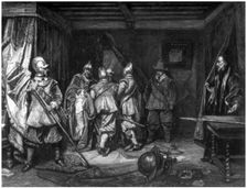 The Death of Wallenstein c1880-1882.Artist: W Hecht