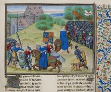 The death of Wat Tyler in 1381 (c1460-1480). Creator: Unknown