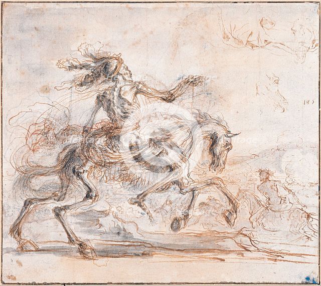 The Death on the Battlefield, Between 1640 and 1650. Artist: Stefano della Bella (1610-1664)