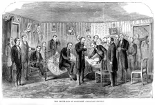 The Death-bed of President Abraham Lincoln 1865, (1872)