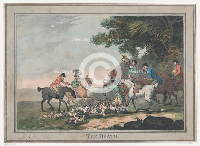 The Death, February 1, 1789., February 1, 1789. Creator: Thomas Rowlandson.