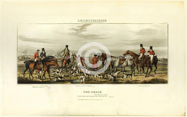 The Death, published June 1, 1825. Creator: Unknown.