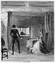 The death warrant, 1840. Artist: George Cruikshank