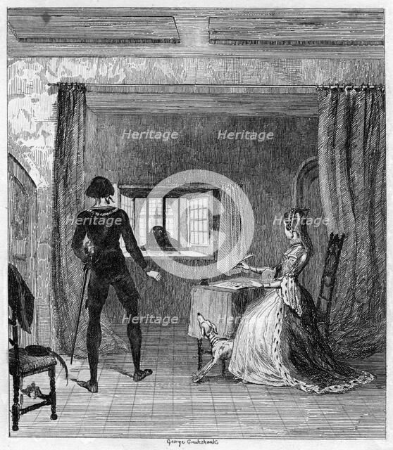 The death warrant, 1840. Artist: George Cruikshank