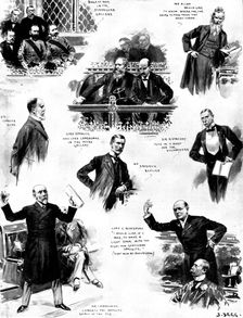 The Debate on the Army Estimates in the House of Commons, 1898. Creator: Unknown